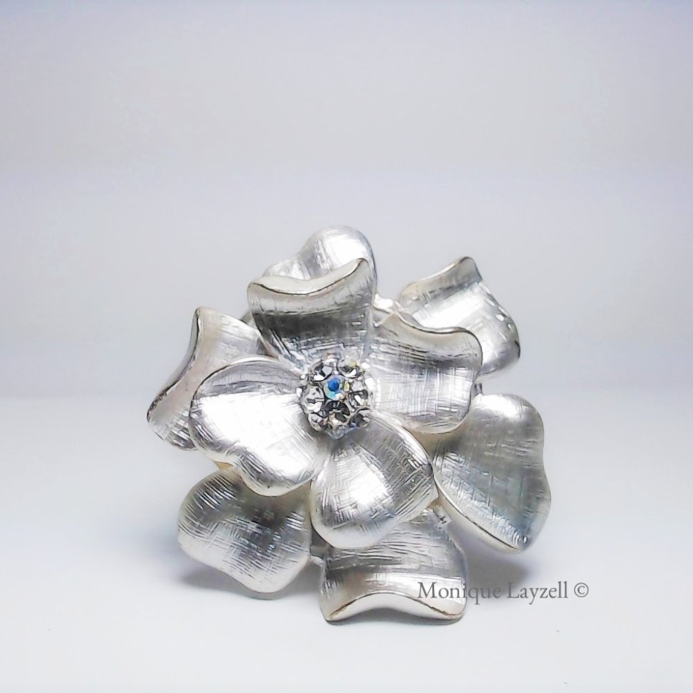 Coco Flower Free Size Cocktail Ring